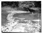 Remains of Civil War Confederate Camp Pool Neuse River Obstructions near Kinston, N.C.